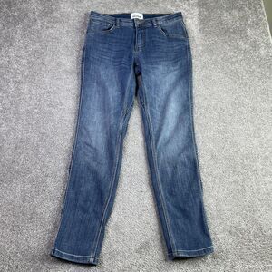 DU/ER Jeans Women’s 28X28 Blue Girlfriend Tapered Low Rise Medium Wash